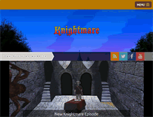 Tablet Screenshot of knightmare.com