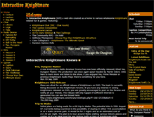 Tablet Screenshot of interactive.knightmare.org.uk